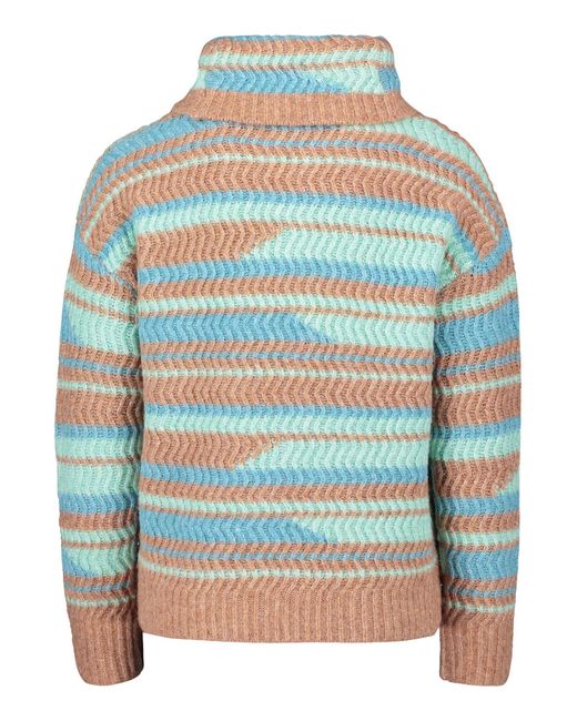 BETTY&CO Blue Strickpullover Mit Struktur