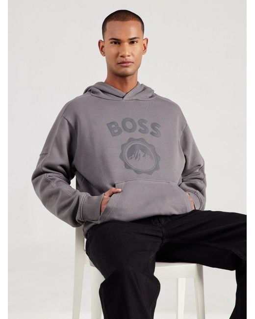 Boss Sweatshirt Weice in Gray für Herren