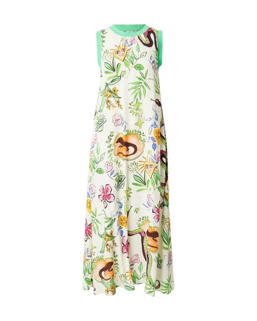 Emily Van Den Bergh Metallic Kleid