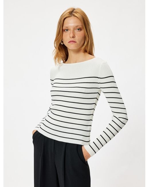 Koton White Pullover