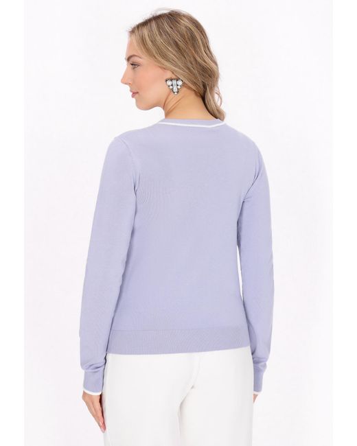 faina Purple Pullover