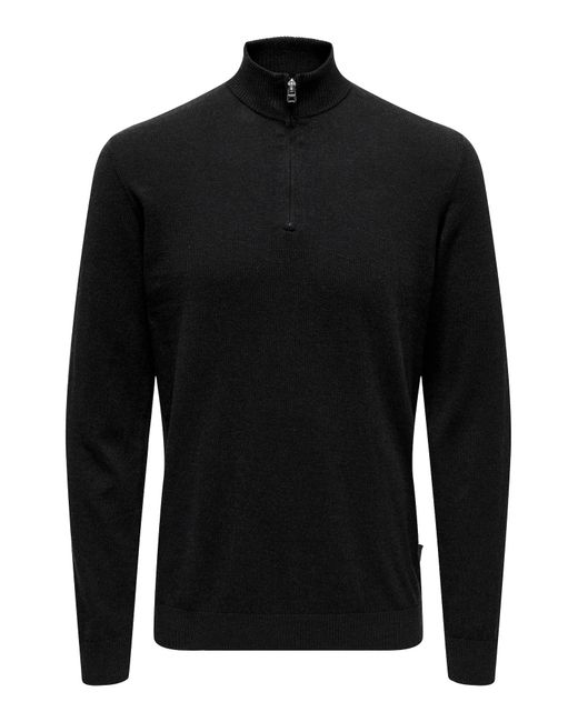 Only & Sons Pullover Onsloui in Black für Herren