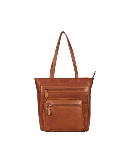Benthill Brown Schultertasche