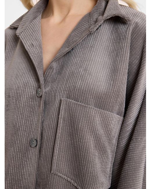 Ana Alcazar Gray Blusenkleid Adida