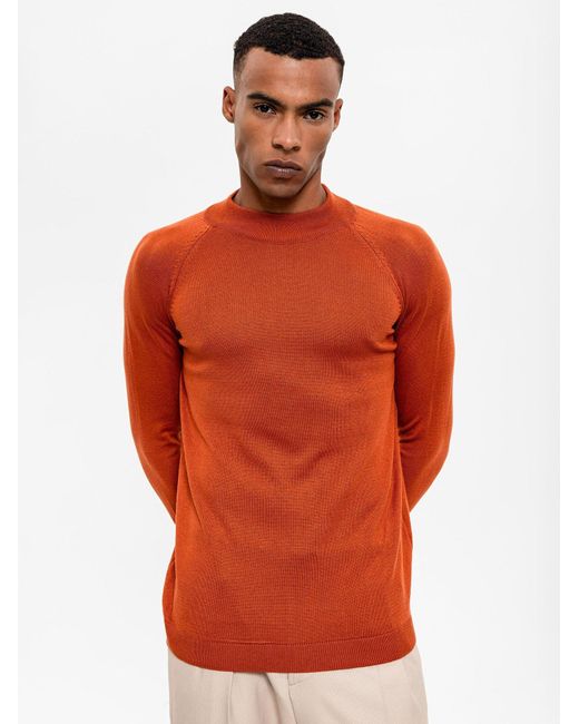 Antioch Turtleneck Pullover in Orange für Herren