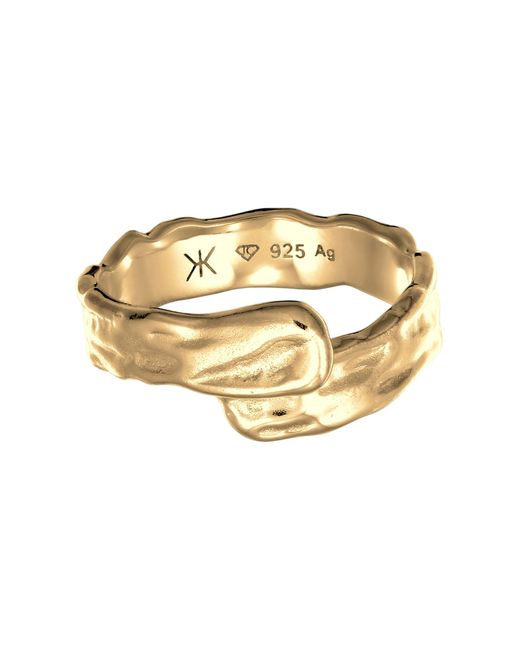 Kuzzoi Ring in Metallic für Herren