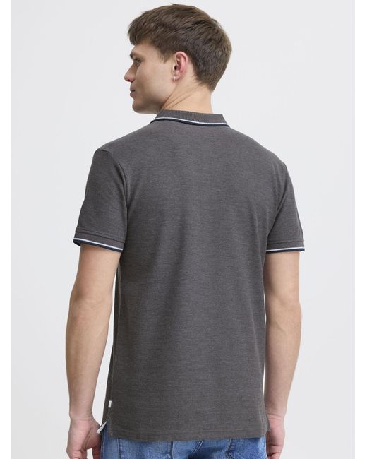 Solid Poloshirt Sdhangi in Gray für Herren