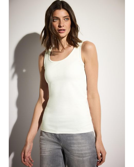 Cecil White Basic Top