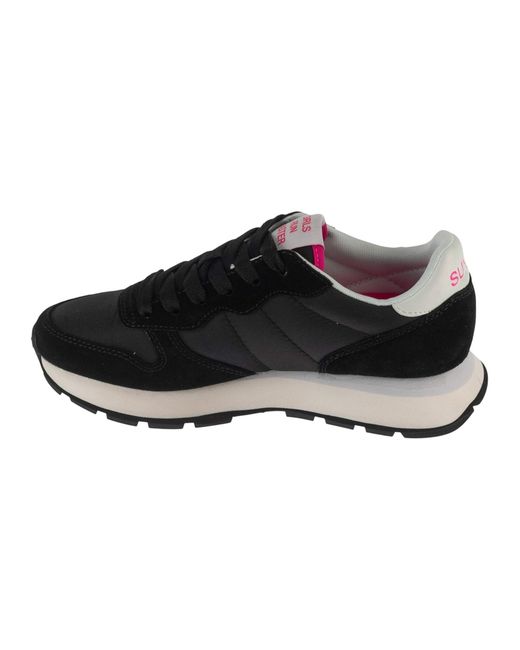 Sun 68 Black Sneaker Low Ally Solid
