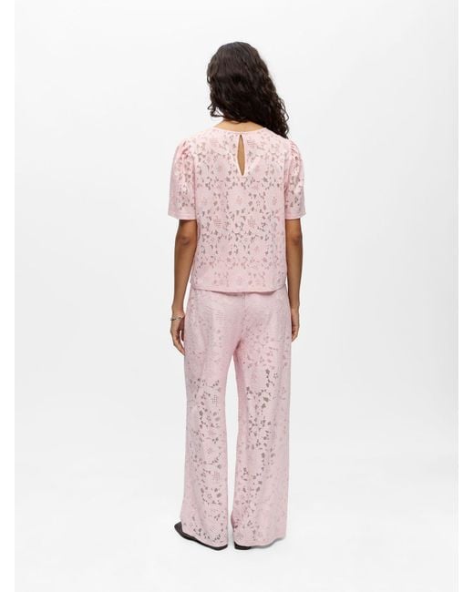 Object Pink Bluse Objbianca