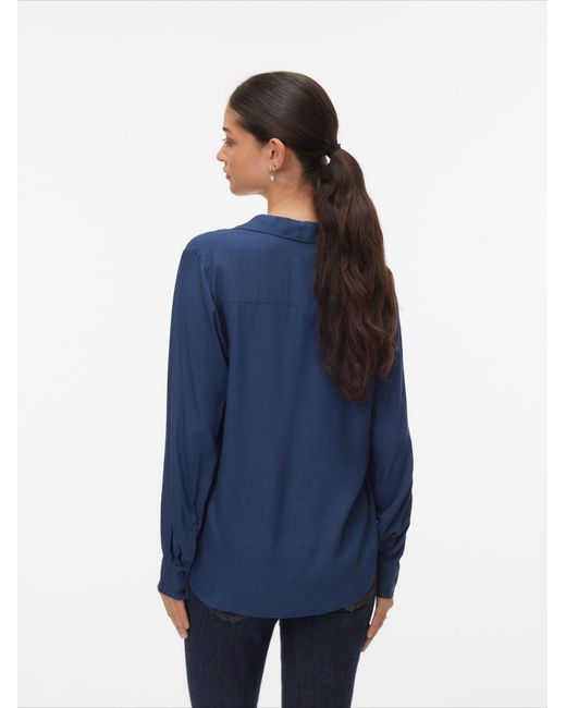 Vero Moda Blue Bluse Vmbumpy