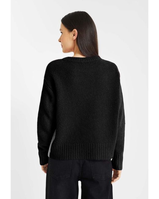 Frieda & Freddies Gray Strickpolopullover