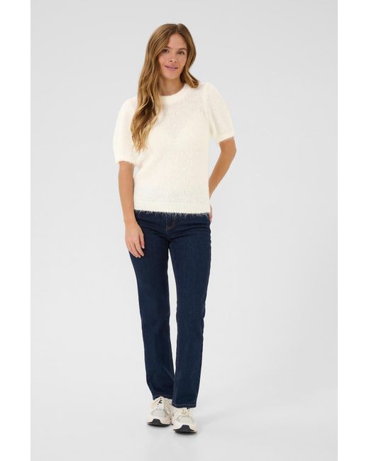 Kaffe White Pullover Emilie