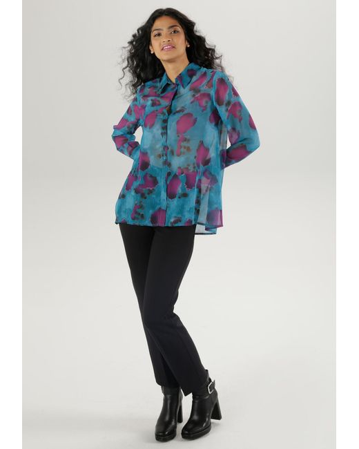 Aniston SELECTED Blue Bluse