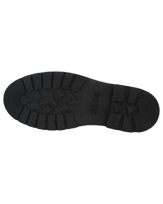 SOLIDUS Black Schnürstiefel