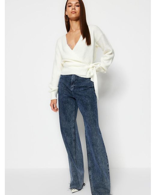 Trendyol White Pullover