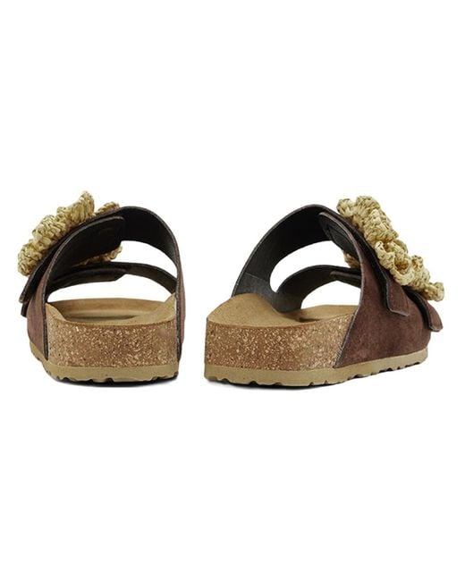 Desa Brown Pantolette Folien