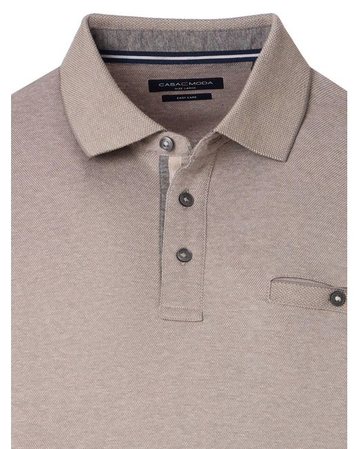 CASA MODA Shirt Basic in Gray für Herren