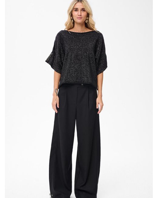 Blue Shadow Black Pullover