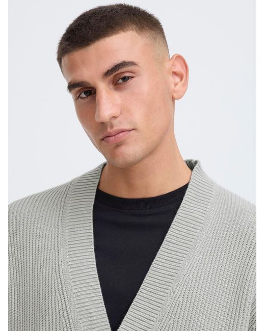 Solid Strickjacke Sdnalli Ca in Gray für Herren