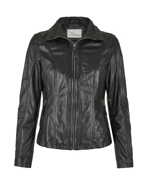 7eleven Black Lederjacke Segunea