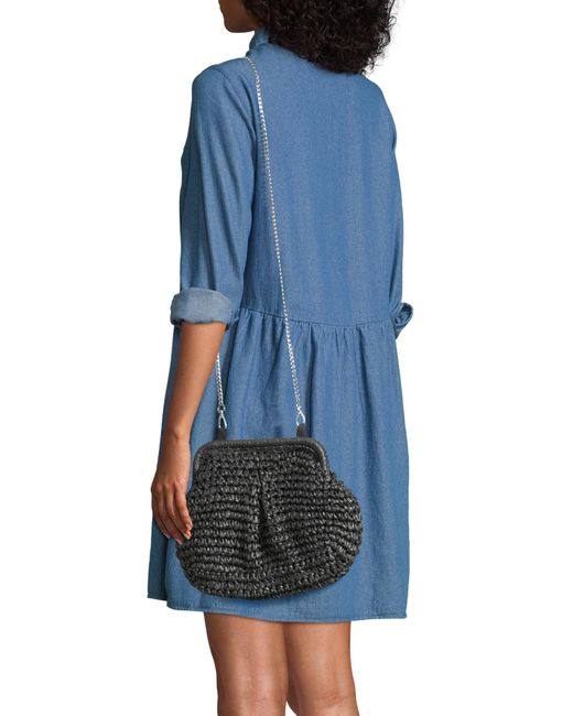 SUI AVA Black Clutch Olivia