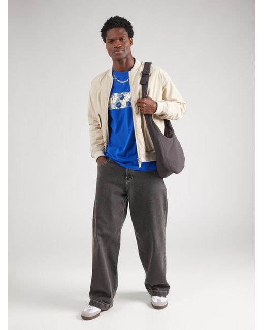 HUGO T-Shirt Nurix in Blue für Herren