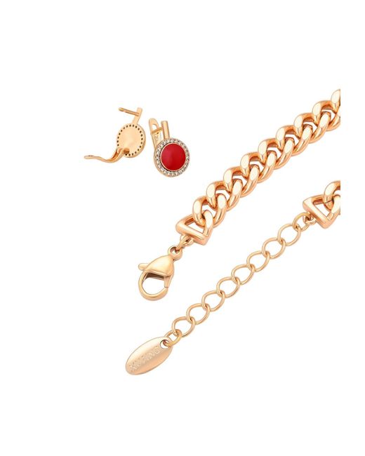 faina Red Schmuckset