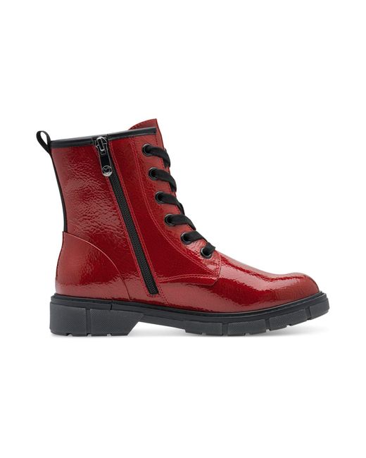Marco Tozzi Red Schnürstiefelette