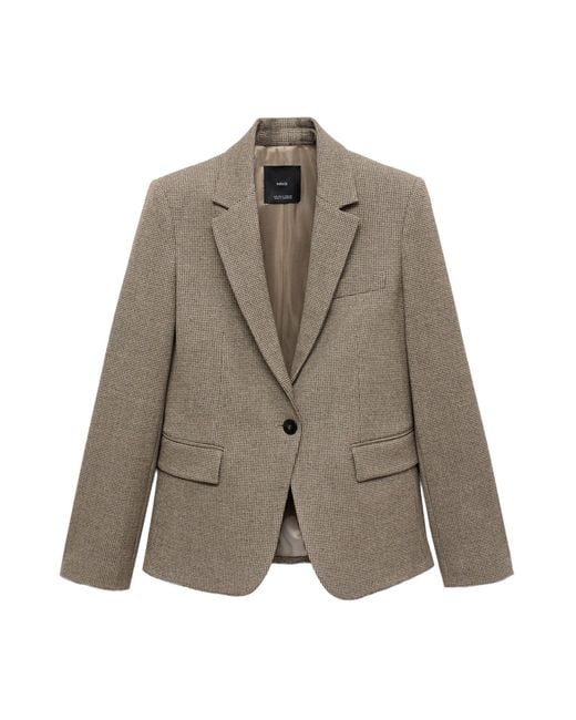 Mango Brown Blazer 'Namsos'