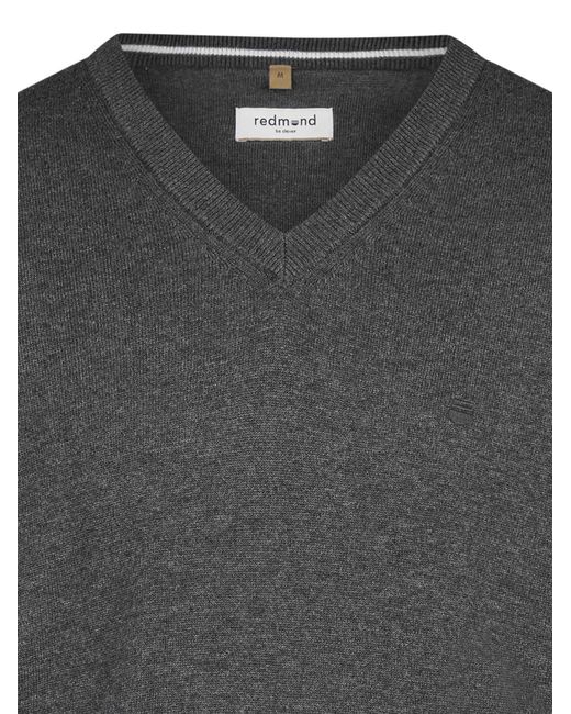Redmond Pullover Basic in Red für Herren