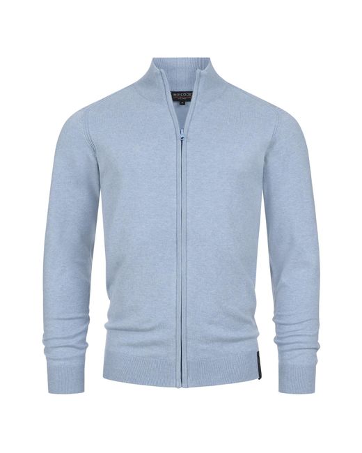 INDICODE Strickjacke in Blue für Herren