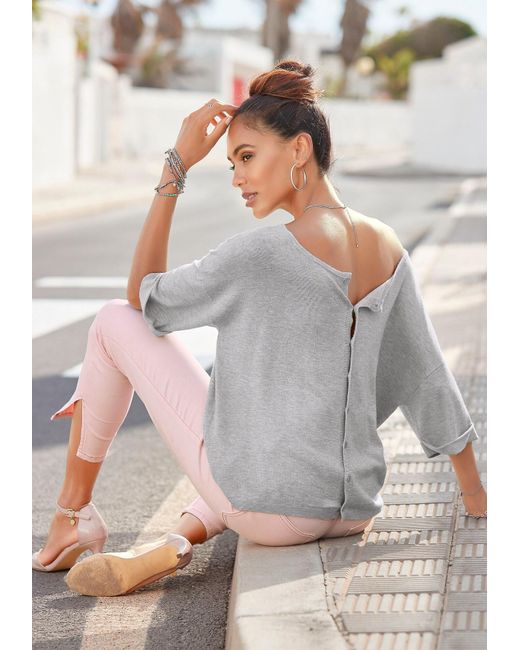 Vivance by Lascana Gray Pullover