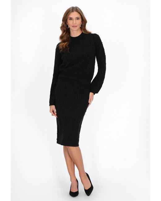 faina Black Pullover