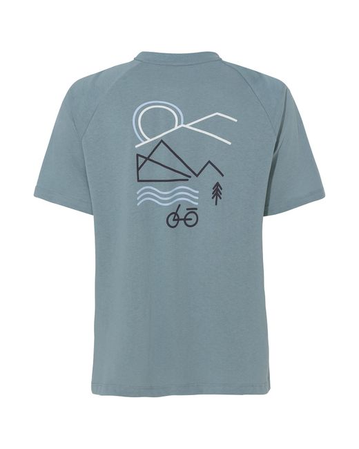 Vaude Blue Funktionsshirt 'W Cyclist Casual St'