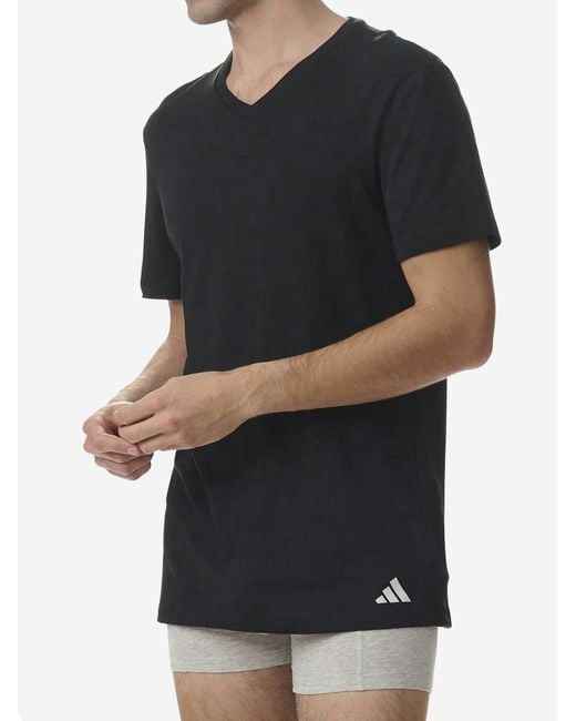 Adidas T-Shirt Active Core Cotton in Black für Herren