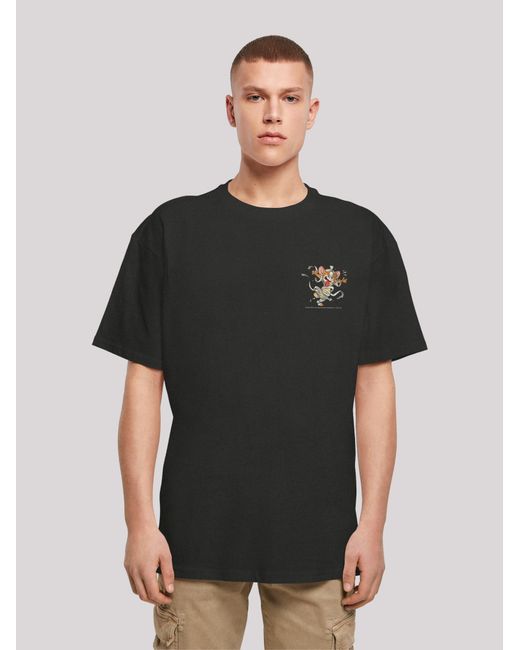 F4NT4STIC T-Shirt Tom And Jerry Mummy Jerry in Black für Herren