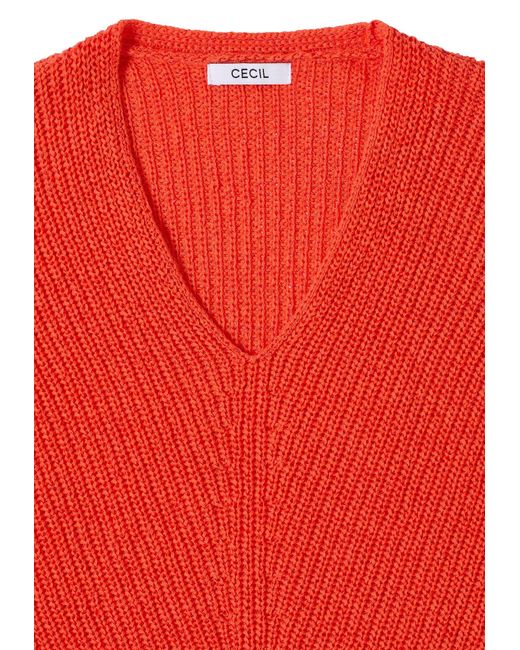 Cecil Red Pullover