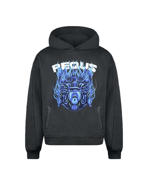 Pequs Sweatshirt Medusa in Blue für Herren