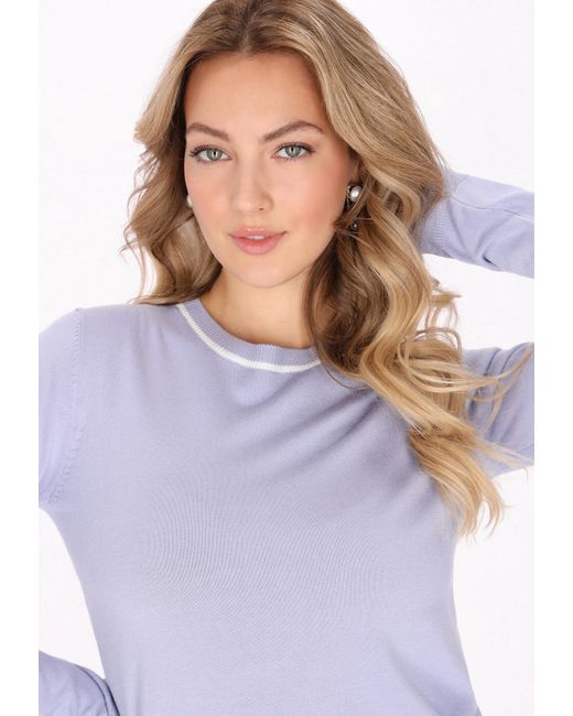 faina Purple Pullover