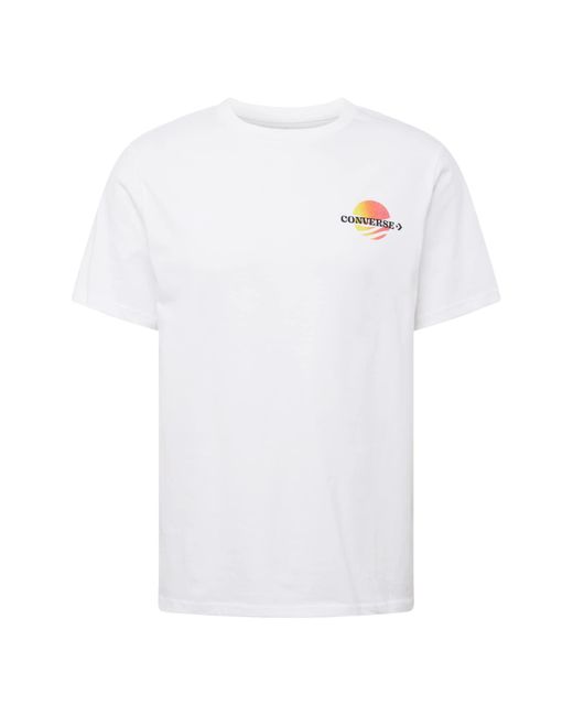 Converse T-shirt 'sunset' in White für Herren
