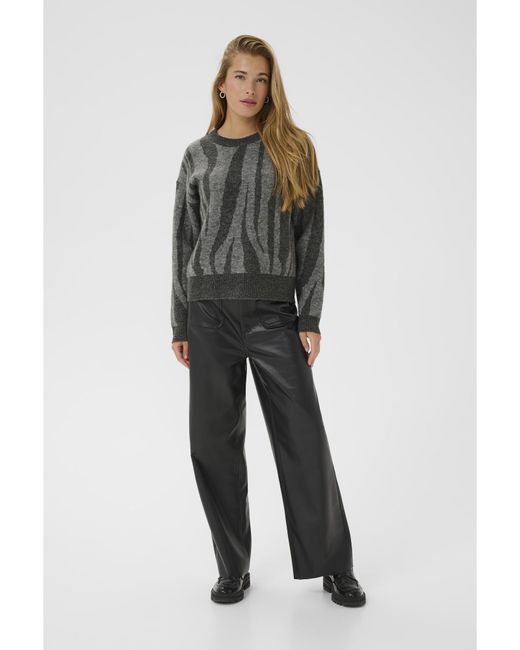 Kaffe Gray Kabitzy Pullover