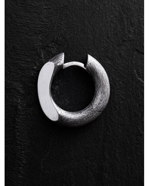 REYTEL Ohrring Mirror in Gray für Herren