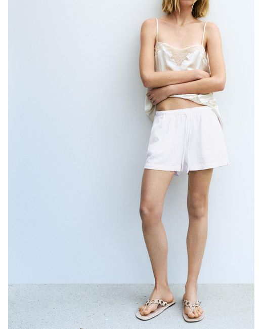 Pull&Bear White Shorts