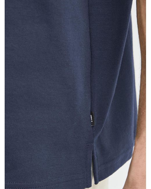 Solid Poloshirt Sdoswald in Blue für Herren