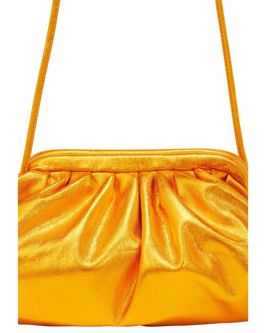 faina Yellow Clutch