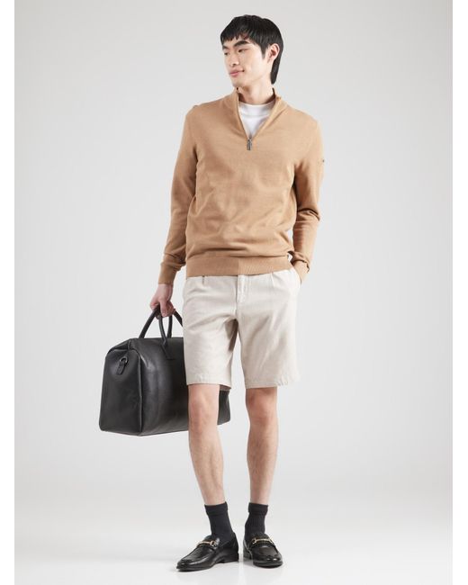 Bugatti Pullover in Natural für Herren