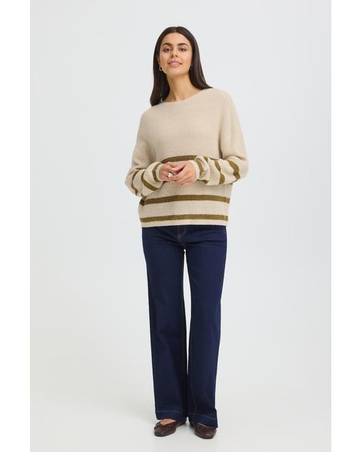 Fransa Natural Pullover Freretta