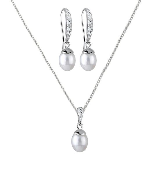 Elli Jewelry White Schmuckset