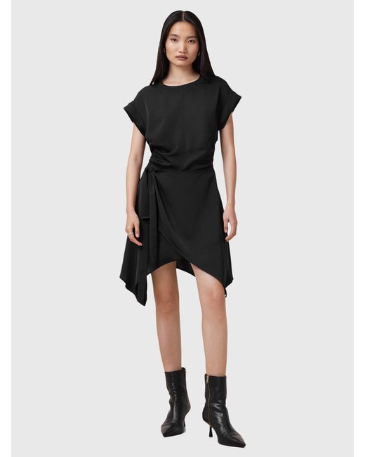 AllSaints Black Kleid 'Riko' (Grs)